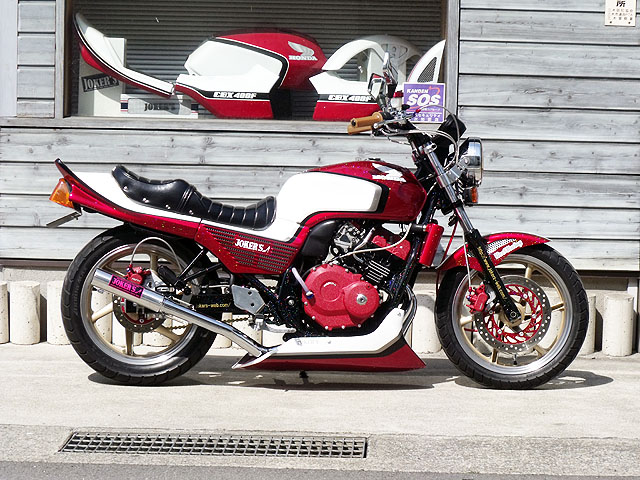 新品 アンダーカウル CB400SF CBX400 ジェイド 赤白CBXカラー